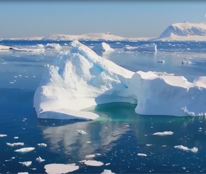 [新闻直播间]中国第40次南极考察 南极海冰 冰山形态各异 蕴藏地球奥秘
